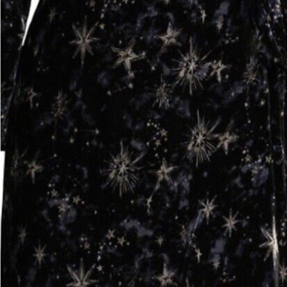 Johnny Was Stardust Velvet Silk Blend Wrap Dress NWT - Picture 6 of 7